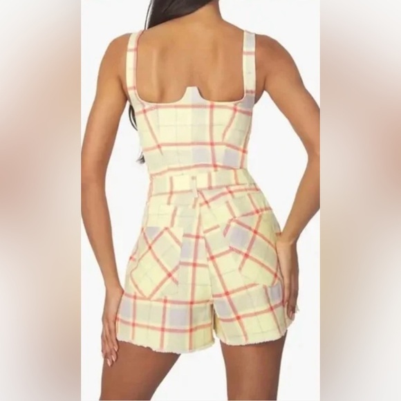 WeWoreWhat The Boyfriend Short in Color Garden Glade Size 25 - Picture 5 of 7